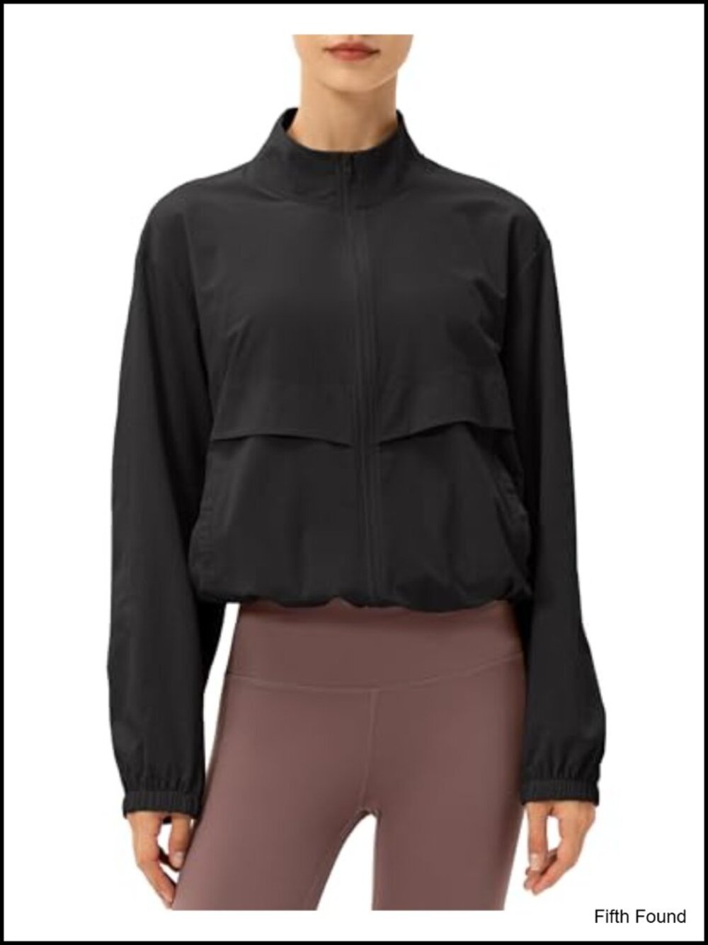 Lightweight Athletic Windbreaker Jacket Sun Protection Cropped Women's